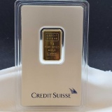 Credit Suisse 5g .999 fine Gold Bar