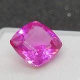 Beautiful cushion cut Pink Sapphire gemstone 8.88ct