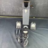 vintage clamp on General Electric wattmeter W/ case 2 vintage Galvanometers