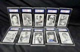 The Boston Red Sox Autographed Collection Slabbed Collector Cards