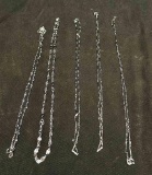 4 S925 Silver Necklaces 0.4Toz