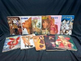 Approximately 11 Vintage 1972 Playboy Magazines Centerfolds