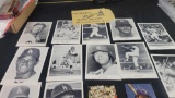 Los Angeles Dodgers Garvy, Lopez, Yeager vintage 1970s team pictures with autographs selections from