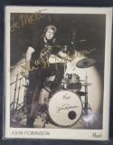 Signed Photos Vinnie Paul Pantera, Eric Singer Kiss and Alice Cooper and more with new drum sticks