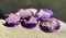 5 Oval Cut Amethyst gemstones 3ct total