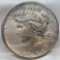 1921 Peace Dollar Choice Brilliant Uncirculated Key Date