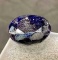 9.3ct Rough Opaque Oval Cut Blue Sapphire Gemstone