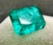 Stunning Bright Glowing Green 8ct Cusion Cut Ruby Gemstone