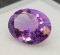 Oval cut Purple Amethyst Gemstone 2.0ct