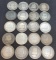 Roll of Vintage Circulated Silver Commemorative Half Dollars 20 Coins