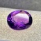 1.6ct Oval Cut Amethyst Gemstone