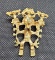 10kt gold brosch pin