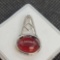 Silver 925 Pendant With Set Garnet Gemstone