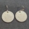 set of 1907 Liberty Nickel earrings