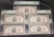 (5) 1963 $2 Red Seal Notes In a Row Graded by PCGS-C AU& UNC