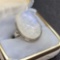925 silver Ring with set Moonstone size 8