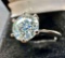 Fine Moissanite 925 Ring Size 8