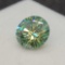 Beautiful Blue Brilliant Cut Moissanite Diamond