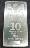 RMC 10 Troy Oz .999 fine sliver bar