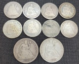 Seated Liberty Quarter & Half-Dollar Collection