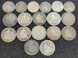 Seated Liberty Half-Dime & Dime Collection