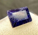 9ct Square Cut Sapphire Gemstone