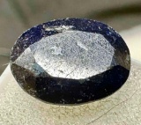 Oval Cut Blue Sapphire Gemstone