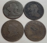 Draped Bust and Classic Head Half Cent Collection