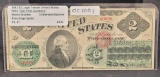 1862 $2 Legal Tender Note Large Size First Currency Banknote