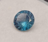 Round cut Blue Sapphire gemstone .85ct