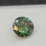 Beautiful Blur Green Brilliant Cut Moissanite Diamond Gemstone