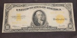 1922 $10 Gold Certificate Large Size Banknote