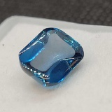 Emerald Cut Blue Topaz gemstone 3.0ct