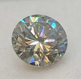 Brilliant Cut Moissanite Diamond Gemstone so full of fire