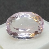 Oval Cut Purple Amethyst Gemstone 13.70ct