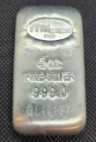 ITAL 5 Troy Oz .999 fine silver bar