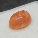 Mexican opal gemstone Orange Cream coloring 2.45ct