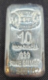 IGR 10 Troy Oz .999 fine silver bar