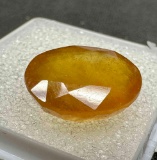 11ct Oval Cut Yellow Sapphire Gemstone