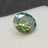 Beautiful Green Brilliant Cut Moissanite Diamond 1.50ct