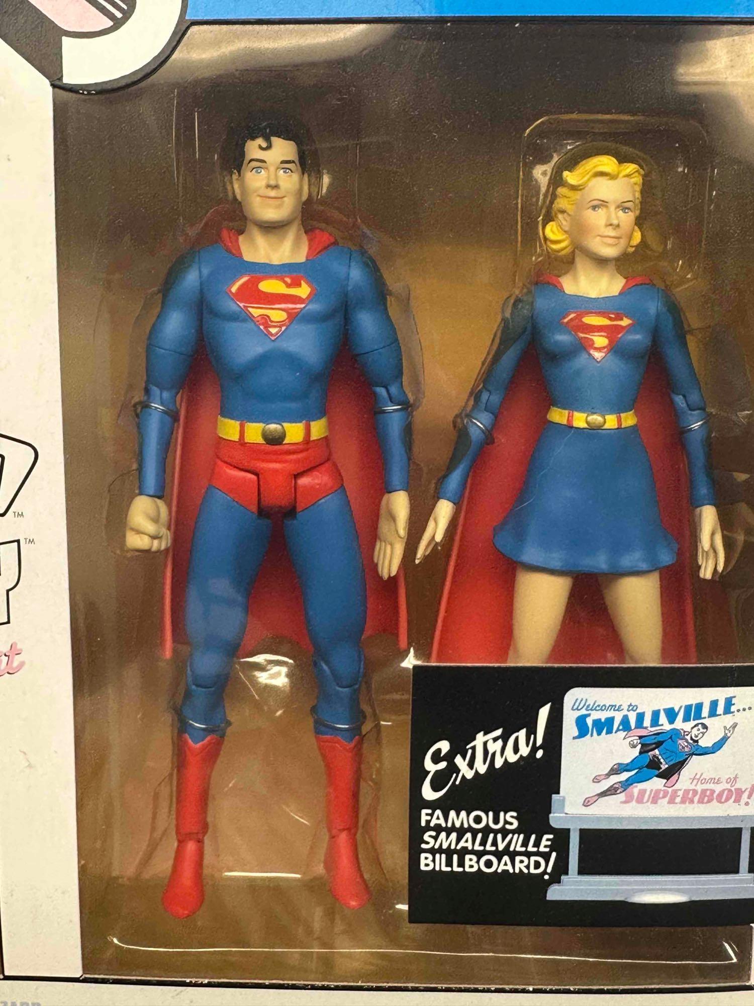 DC Direct SUPERBOY and SUPERGIRL Deluxe Action | Proxibid