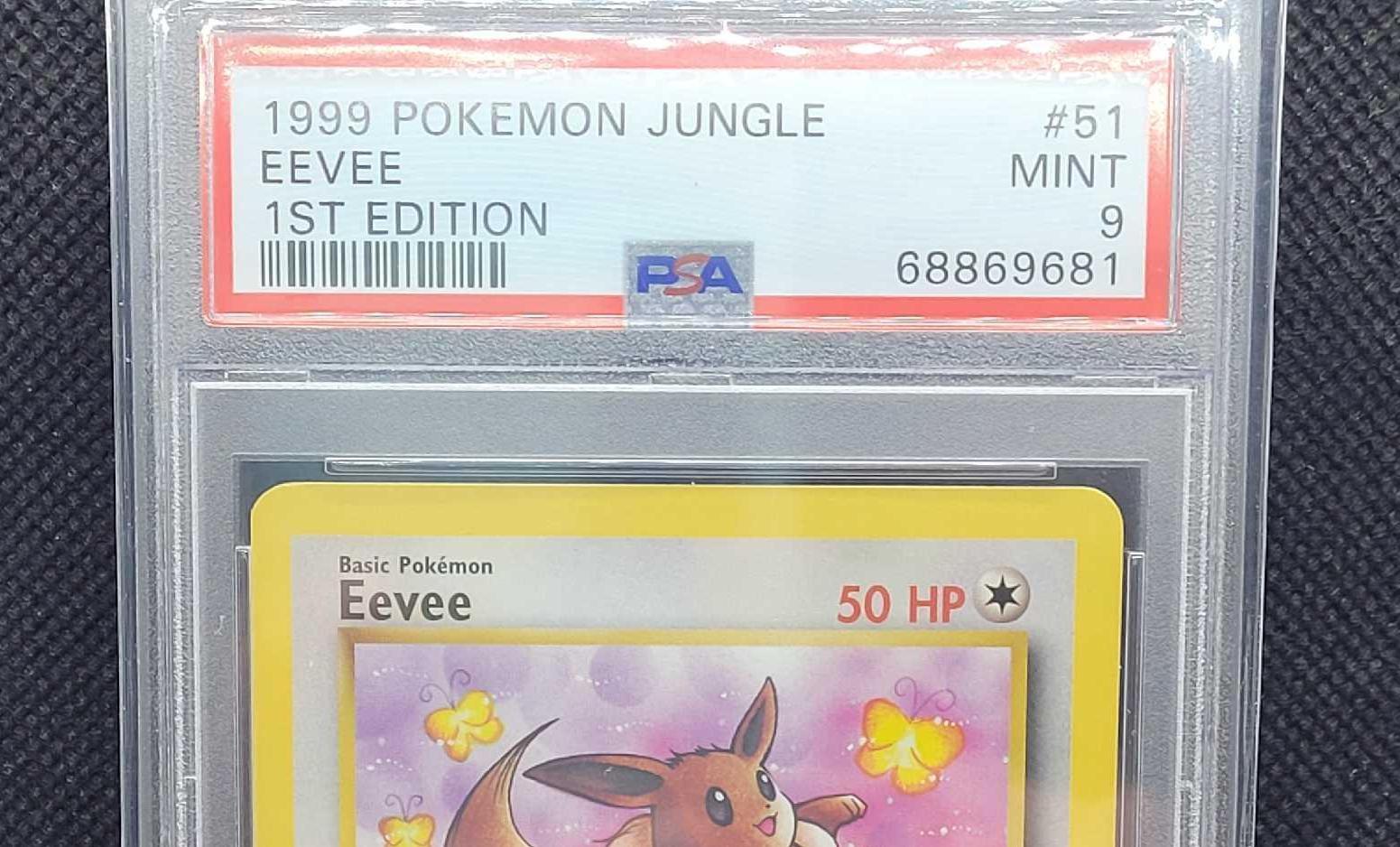 1999 1st Edition Jungle Eevee PSA 9 Pokemon card | Proxibid 1999 1st Edition Jungle Eevee PSA 9 Pokemon card | Proxibid