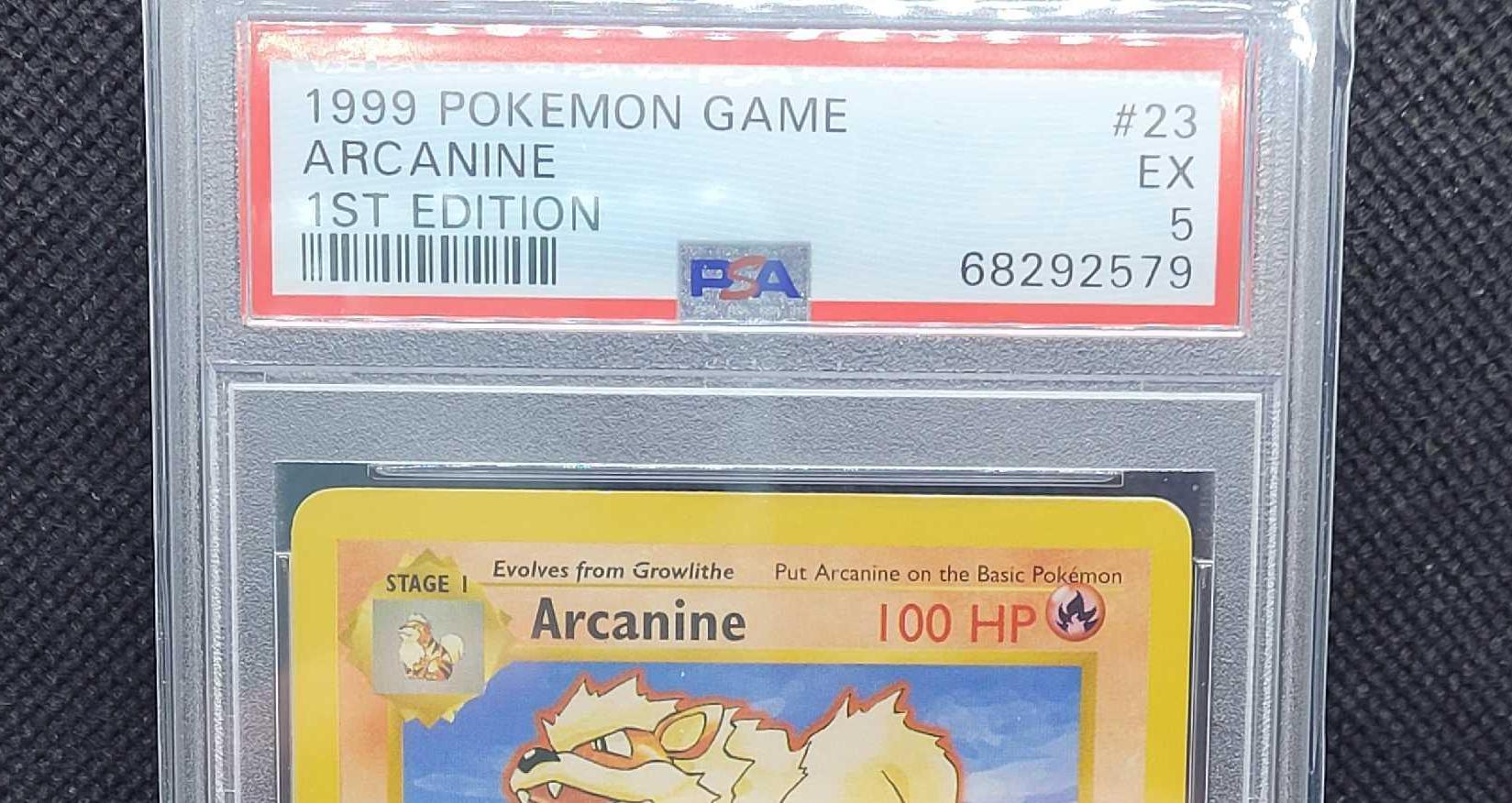 1999 arcanine pokemon card 6 PokePlay Collectible Retreat Cost 1999 Nintendo Pokemon Game Arcanine
