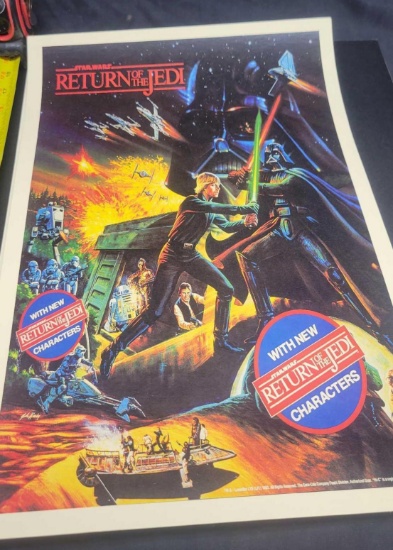 Return of the Jedi Lobby Poster New Character Ad