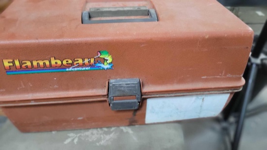 Tackle Box full of fishing supplies