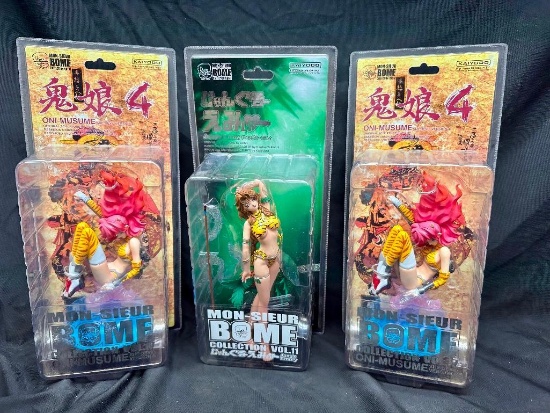 Mon-sieur Bome Anime Girls Figures Oni-Musume She Devil Jungle Emmy