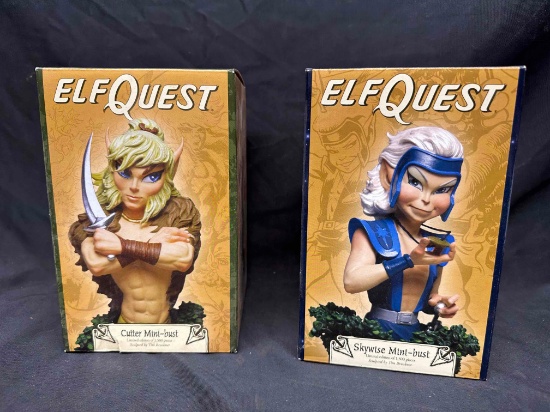Darkhorse Deluxe ElfQuest Mini-Bust Cutter and Skywise MIB