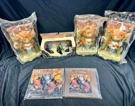 Mouse Guard Collection. Plush Dolls, PVC Figures, Books
