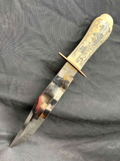Eagle Brand Cutlery Hawaii Boat Scene Knife Parker Cut Co