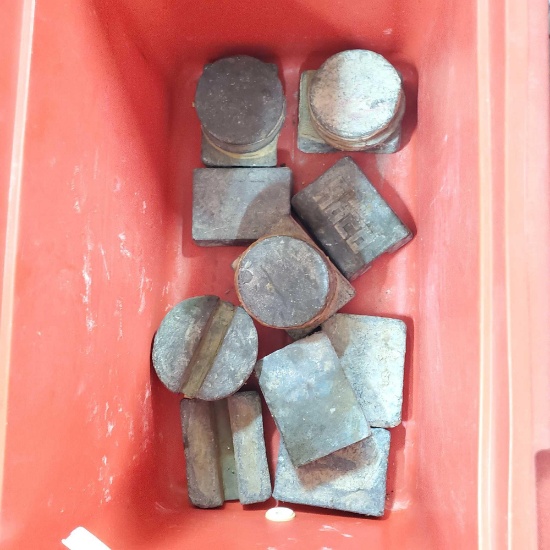 Approx. 10 diving weights AB CO.